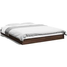 vidaXL Bed Frame Bedroom Bed Base Bedstead White 120x200 cm Engineered Wood