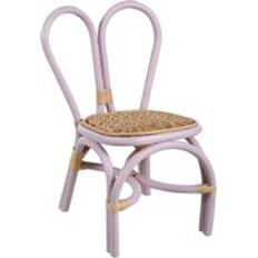 Beliani Kids Chair Boho Outdoor Indoor Rattan Seat