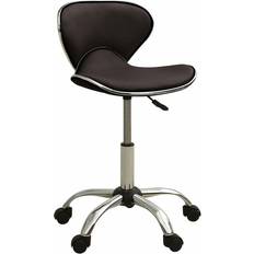 Acero Sillas de oficina vidaXL 3088628 Brown Office Chair 83.5cm