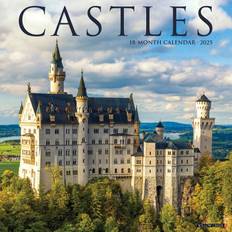 Office Supplies Willow Creek Press Castles 2025 Wall Calendar 12" x 12" Monthly (42175) - Multicolor