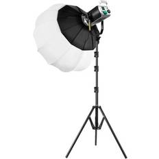 Focus Camera, SD200D Bi-Color LED Video Spotlight Kit with Lantern Softbox