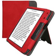 Kwmobile Leather And Synthetic Suede Case For Kobo Libra Colour