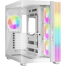 White gaming pc case Be Quiet! Light Base 600LX Midi Tower Gaming Gehäuse 4 ARGB