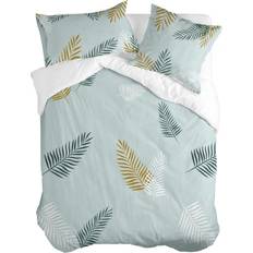 Algodón Ropa de Cama HappyFriday 140x200 cm - Foliage Mint Funda nórdica (200x140cm)