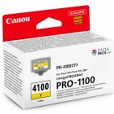 Canon pfi 4100 Canon PFI 4100 Y Blækbeholder - Yellow