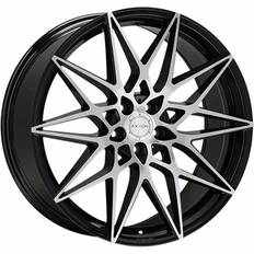 19" - 5/120 - 8,5" Autofelgen Axxion AX9 Black Full Machined 8.5x19 5x120 ET25 8J.5