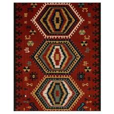 Carpets & Rugs Mohawk Home Kana Southwestern Medallion Area Rug 4' x 6' PA327 048072 Red