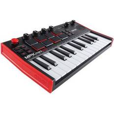 USB MIDI Keyboards Akai Akai Professional MPK Mini Play MK3 Mini Keyboard with EV. NA