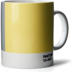 Pantone Termokopper Pantone Official Fine China 2021 - Grey & Yellow Travel Mug