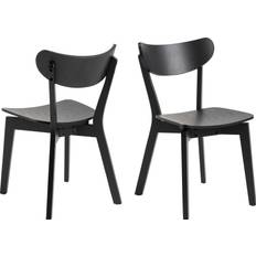 Black - Leathers Kitchen Chairs Furniture To Go Roxby Dining Chairs In Black Set of 2 Kitchen Chair 2pcs
