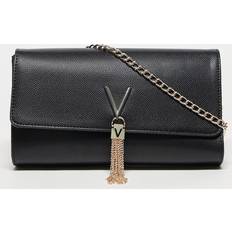 Valentino Bags Divina Sort crossbody-taske med foldeklap og kvast-Black