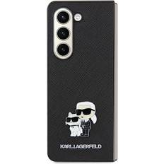 Karl Lagerfeld Galaxy A35 Mobilskal Saffiano Karl&Choupette Pin TheMobileStore Galaxy A35 5G tillbehör