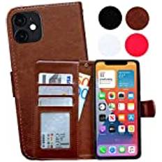 Stargadgets Iphone 12 Ledertasche Schutz Schwarz