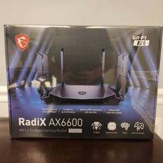 MSI RadiX AX6600 WiFi 6 Tri-Band Gaming Router - High Speed Long Range