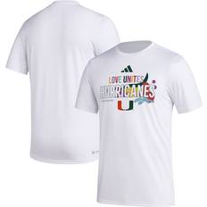 Adidas x Rich Mnisi Pride Collection White Miami Hurricanes Pregame Aeroready T-Shirt