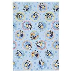 Multicoloured Blankets Bluey Frames Coral Fleece Blanket, Multi - Print Blankets Multicolour