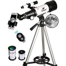 Gskyer Telescope, 70 mm aperture 400 AZ-mount astronomical refraction for children and beginners, travel telescope adults, D-70400