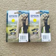 Epson Genuine 24 Elephant Yellow Original Ink Cartridge