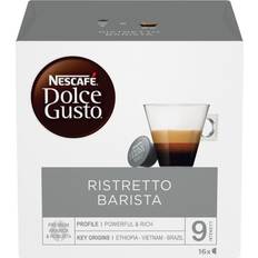 Nescafé Drikkevarer Nescafé Ristretto Barista Kaffekapsler 16stk 1pack