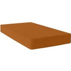 Sábanas HappyFriday Fitted Bottom Basic Terracotta 180 x 200 x 32 cm Bed Sheet Brown, Yellow