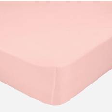 Dra på lakan - Rosa Underlakan HappyFriday Fitted Basic Light 160 x 200 x 32 cm Bed Sheet Pink