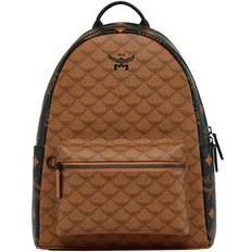 MCM Rucksäcke MCM Rucksack STARK mit Lederbesatz cognac universal