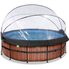 Sandfilterpump EXIT Wood Pool Ø427x122cm Med Sandfilterpump