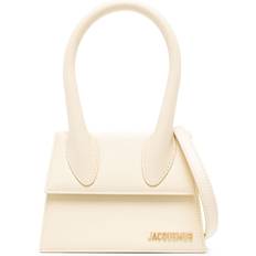 Jacquemus Le Chiquito Moyen Lederhandtasche Weiß female