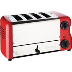 Rowlett Esprit 4 Slot Toaster Traffic Red 2x Additional Elements & Sandwich Cage