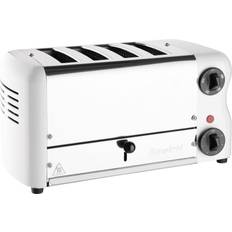 Rowlett Esprit 4 Slot Toaster White 2x Additional Elements & Sandwich Cage