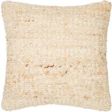 Wool Cushion Covers Livabliss Zayden Hand Woven Wool & Cotton Pillow Kit 20"H x 20"W - Cream Cushion Cover Beige (50.8x50.8cm)