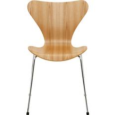 Fritz Hansen 3107 Sjuan Almfanér Matstolar Arne Jacobsen Träfärgad Metall/Trä Köksstol