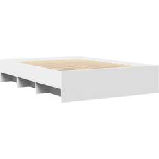 vidaXL Bed Frame With Out Mattress 135x190 cm Double Engineered Wood