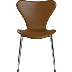 Fritz Hansen 3107 Sjuan Soft Walnut Matstolar Arne Jacobsen Brun Köksstol