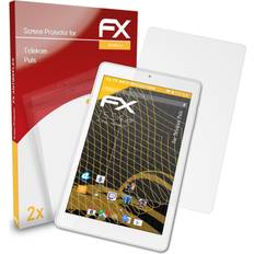 Screen Protectors atFoliX 2x panzerfolie für telekom puls schutzfolie matt&stoßfest folie Transparent