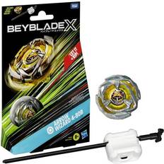 Beyblade Action Figures Hasbro Beyblade X Arrow Wizard Starter Pack Top and Launcher