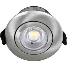 Nordtronic Low Profile Flexible Downlight Ø5.5 cm Borstad Alu 2700K Spotlight