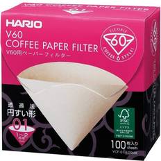 Hario Kaffeefilter Hario V60 Kaffeefilter VCF-01-100MK 100 Stück