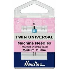 Sewing Machines Hemline twin universal sewing machine needles 80/12, 2.0mm (1 piece) 5 packs