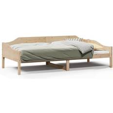 Senge & Madrasser vidaXL uden madras 90x190 cm Massivt Fyrretræ Sengeramme