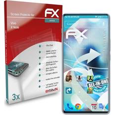 Screen Protectors atFoliX 3x folie für vivo x note schutzfolie klar&flexibel displayschutzfolie Transparent