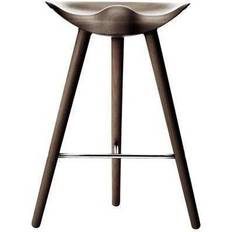 Marron Tabourets Audo Copenhagen De Bar ML42 69 cm Chêne Huilé Marron-Acier Tabouret