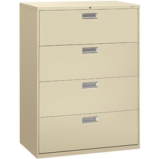 Storage Cabinets Hon Brigade 600 Series 4-Drawer Lateral File 52.5 H x 42.0 W x 18.0 D Storage Cabinet