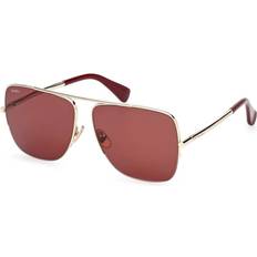 Max Mara Sonnenbrillen Mm0121 Donna Pilot Oro