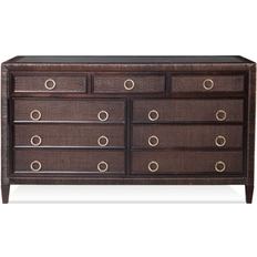 Warwick 9 Wicker Dresser 36" H X 64" W X 20" D Chest of Drawer