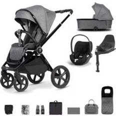 Tinum Upline 12 In 1 Pram and Pushchair in Slate Grey