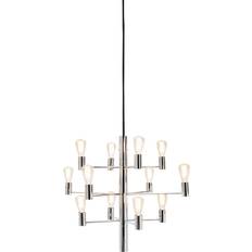 Herstal Manola Chrome Pendant Lamp 60cm