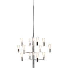 Herstal manola 12 Herstal Manola Chrome Pendellampa ∅ 60cm