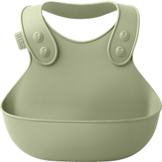 Green Baby Dinnerware Bibs Overall Bib baby bib Sage 1 pc