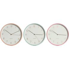 PVC Clocks Home ESPRIT Coral Mint Lilac 25.5 cm Wall Clock